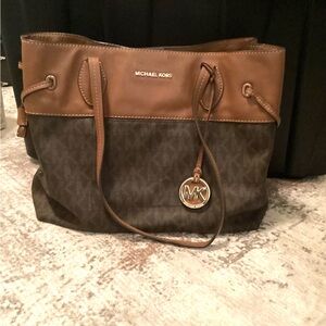 Michael Kors Two-Tone Brown Tote